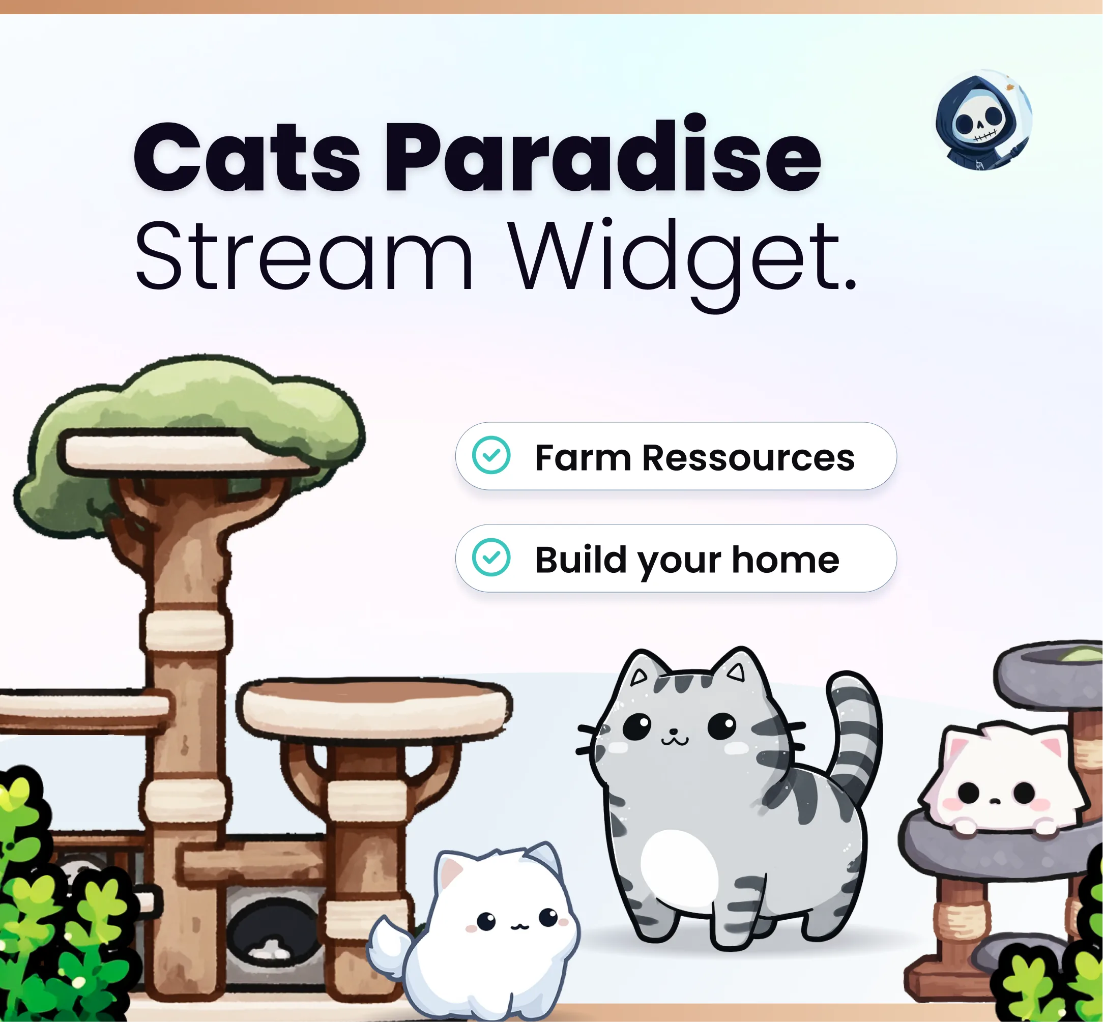Widget Cats Paradise - Product Cover | NeoStreamShop