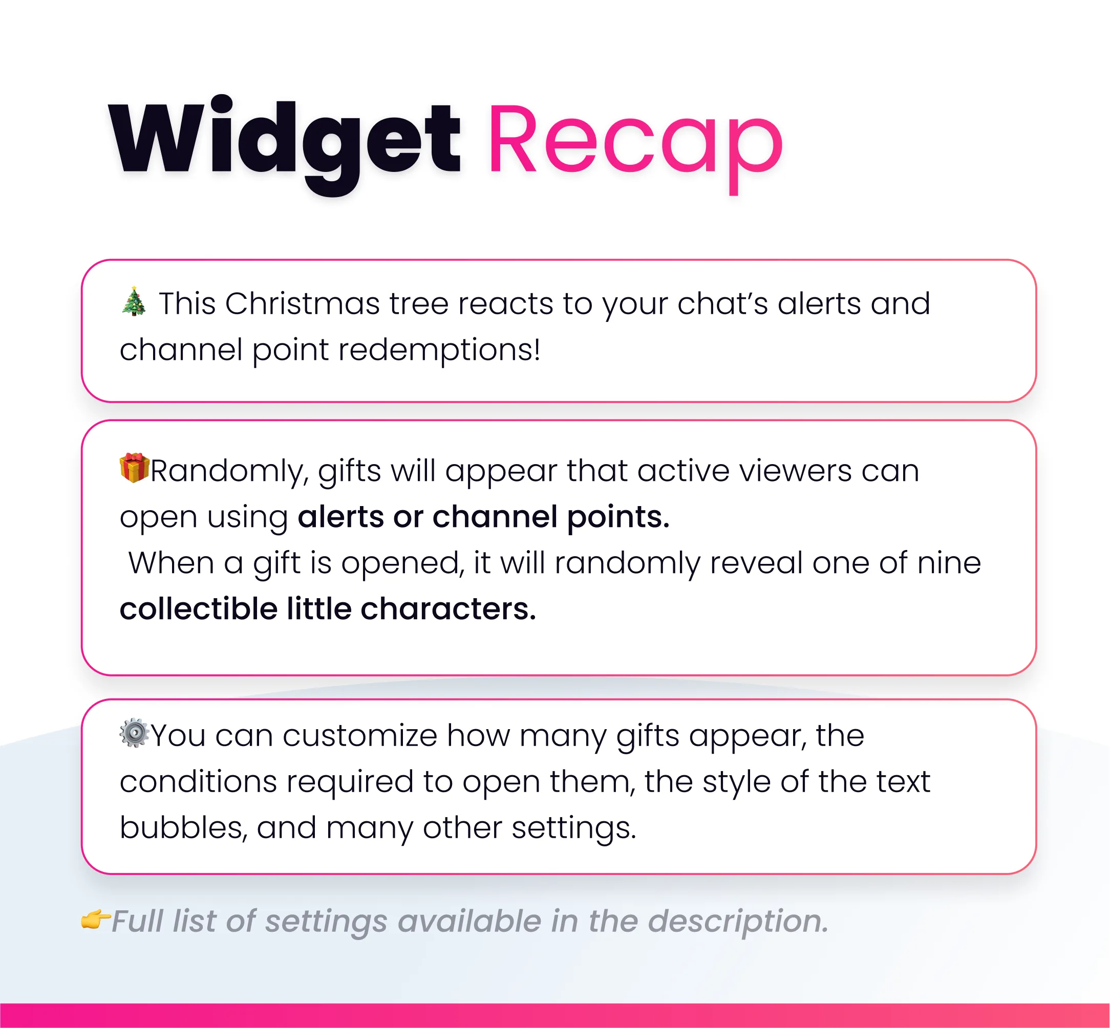 Widget Christmas Tree - Preview Image 5 | NeoStreamShop