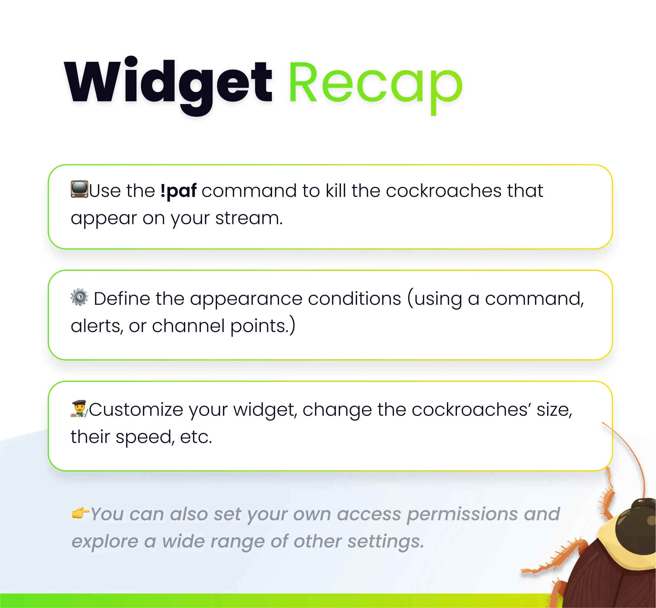 Widget Cockroach - Preview Image 5 | NeoStreamShop