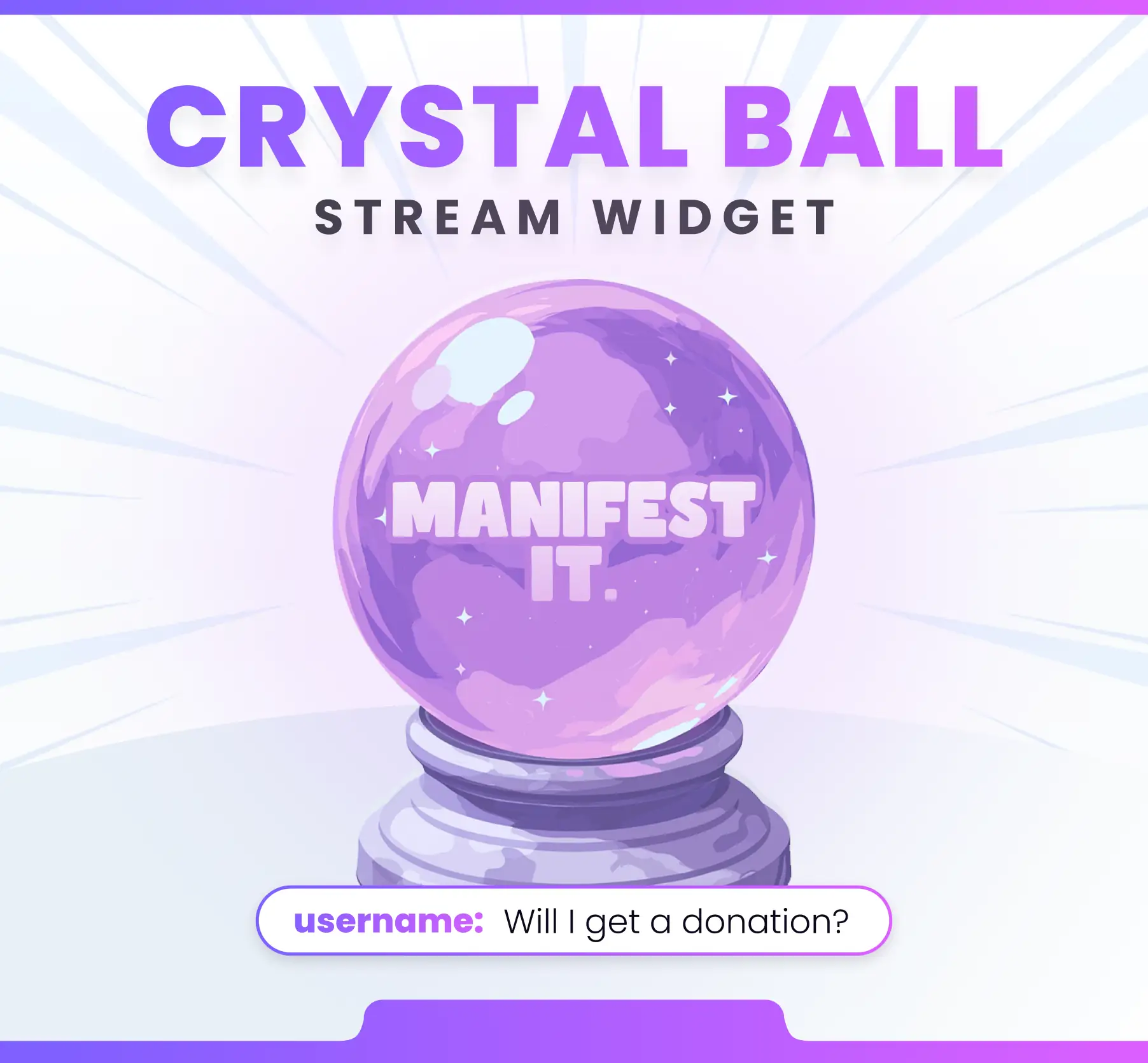 Widget Crystal Ball - Stream Widgets | NeoStreamShop
