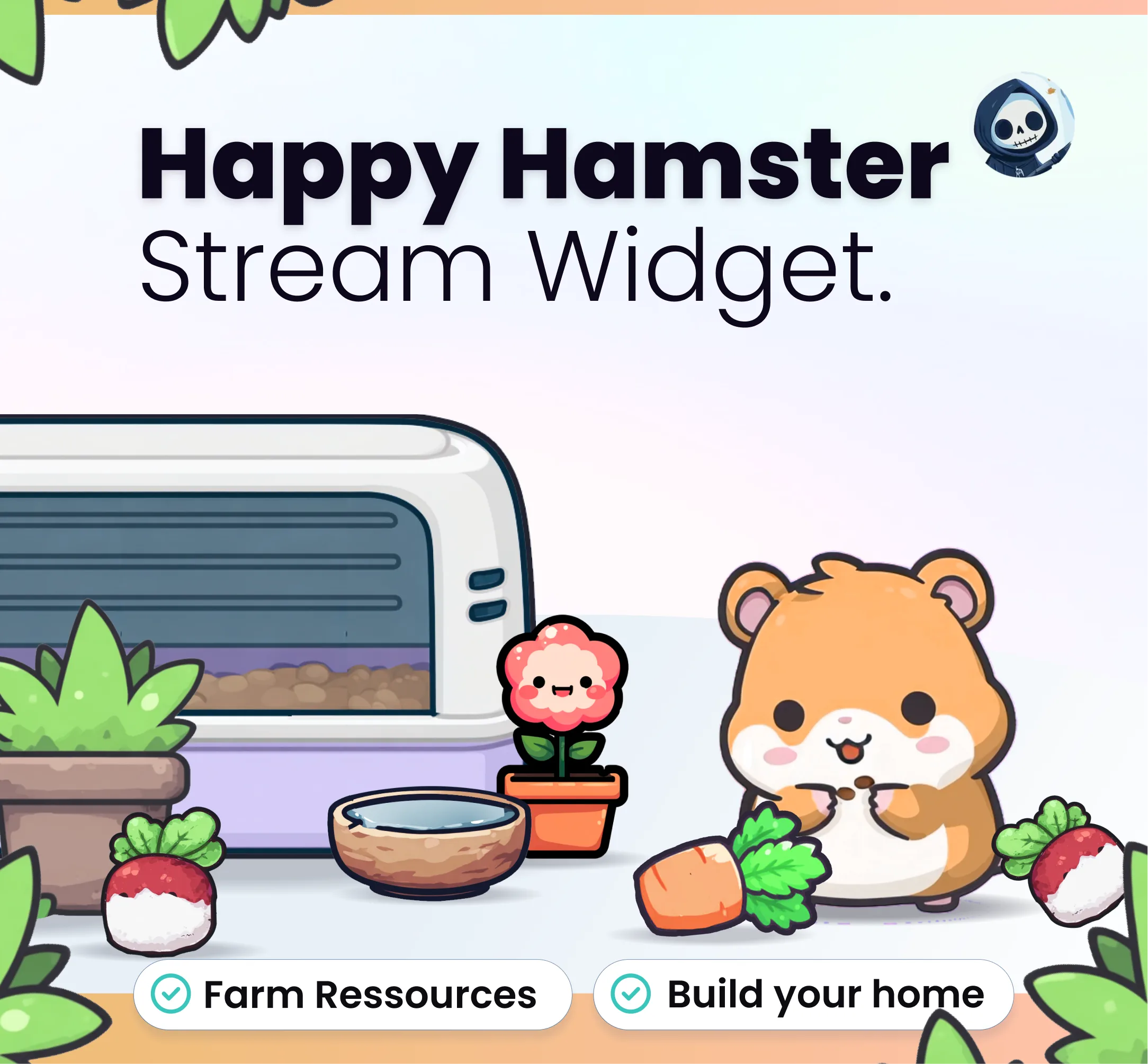 Widget Happy Hamster - Product Cover | NeoStreamShop