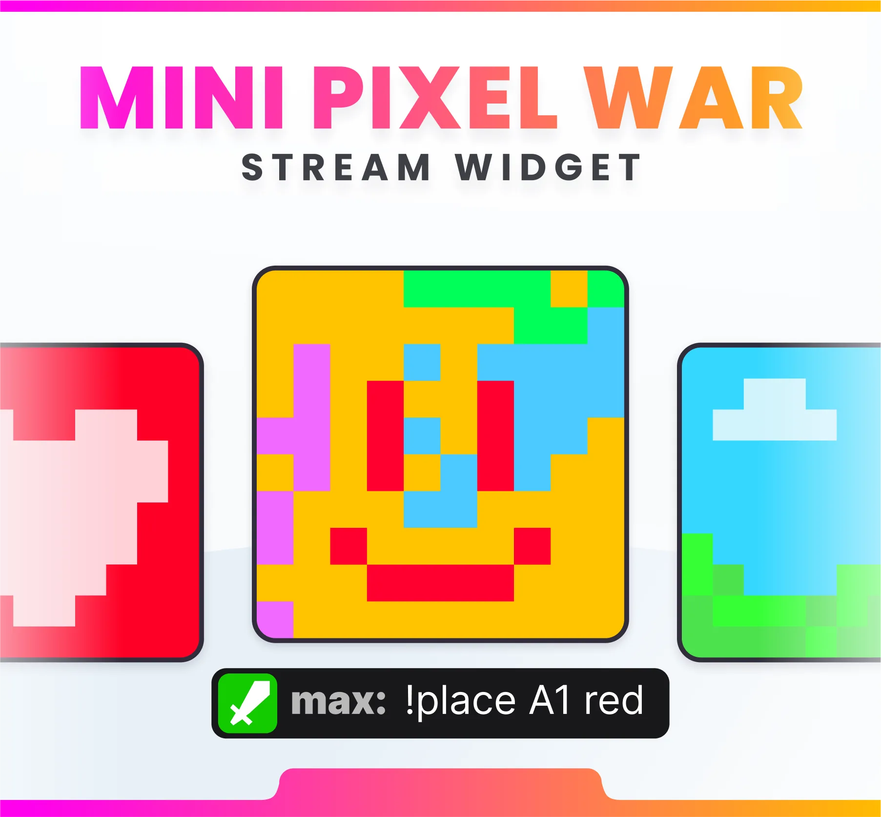 Widget Mini Pixel War - Product Cover | NeoStreamShop