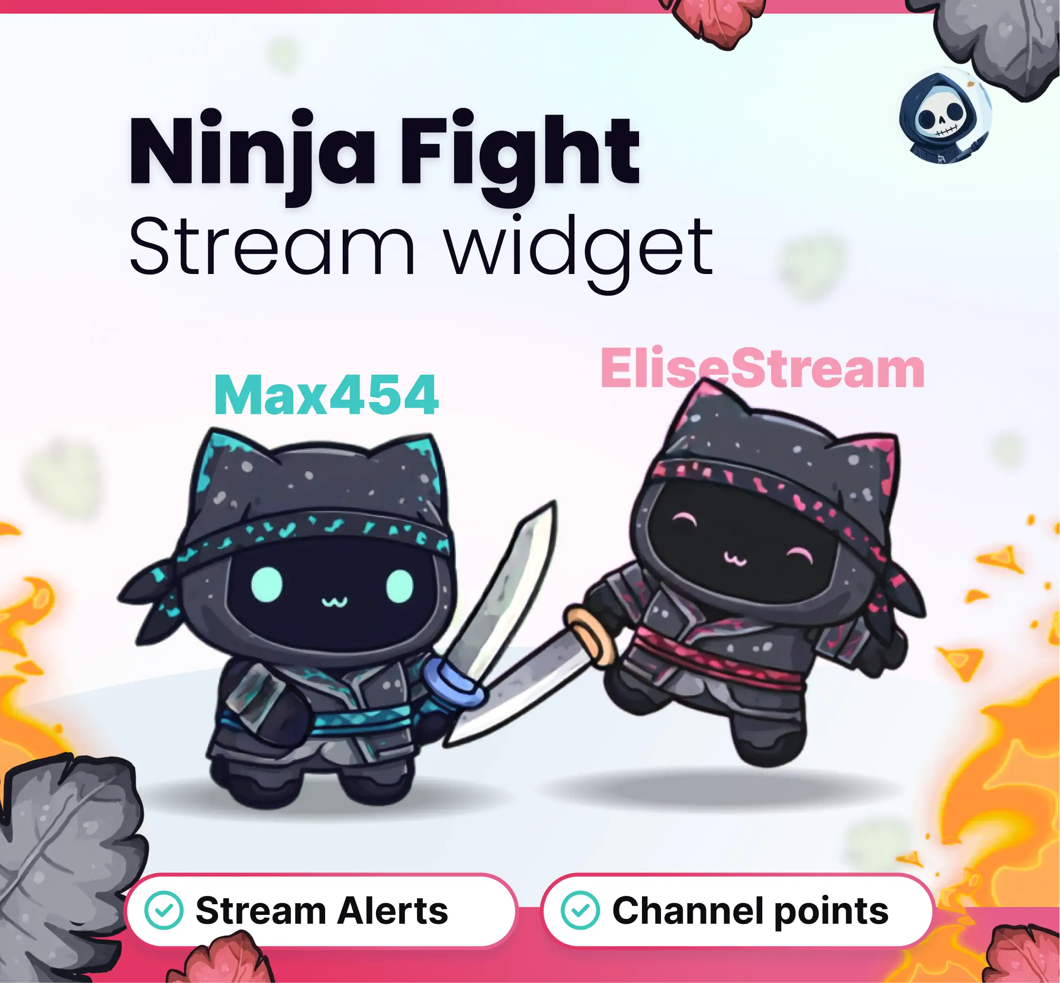 Widget Ninja Fight - Stream Widgets | NeoStreamShop