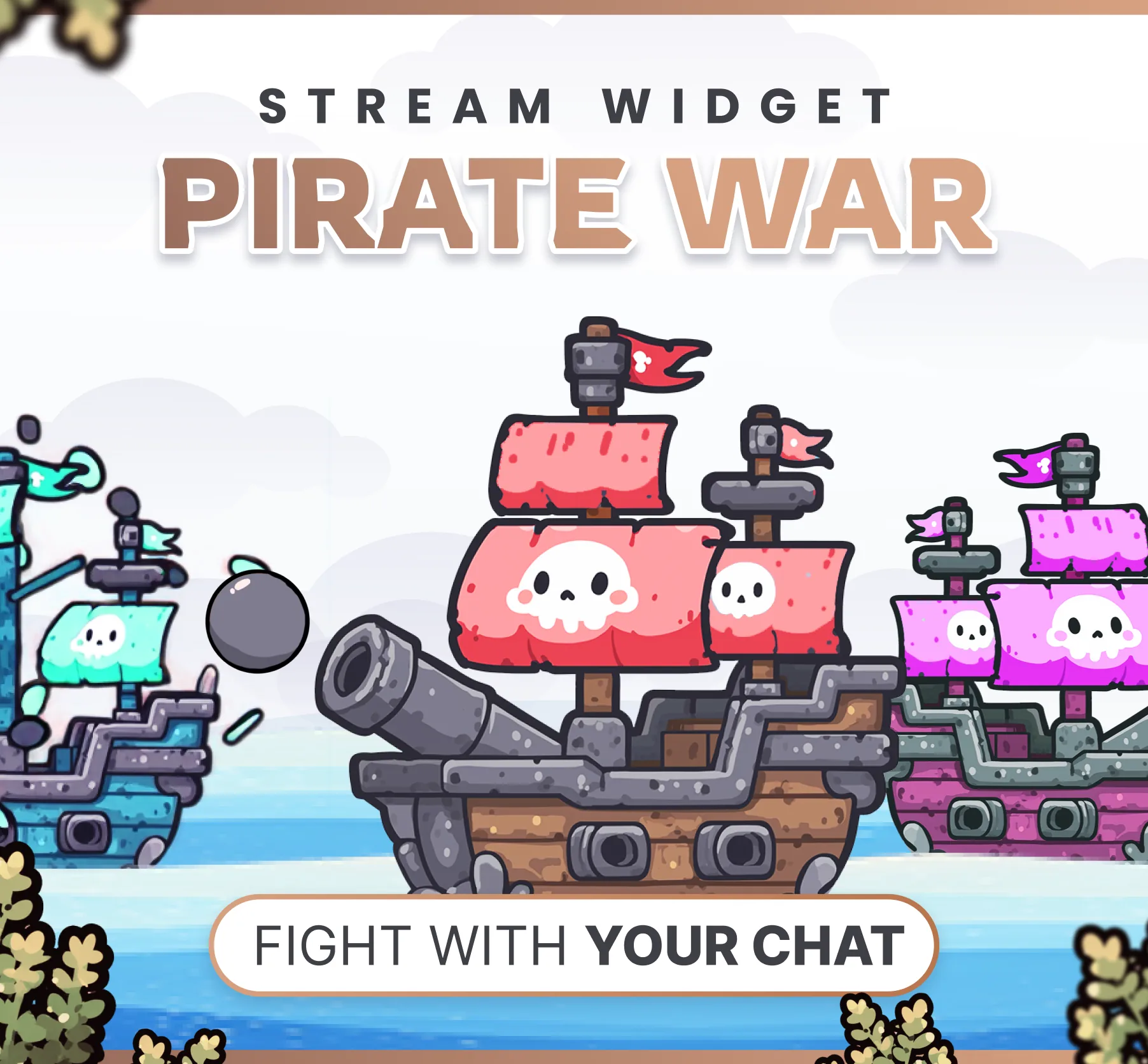 Widget Pirate War - Product Cover | NeoStreamShop