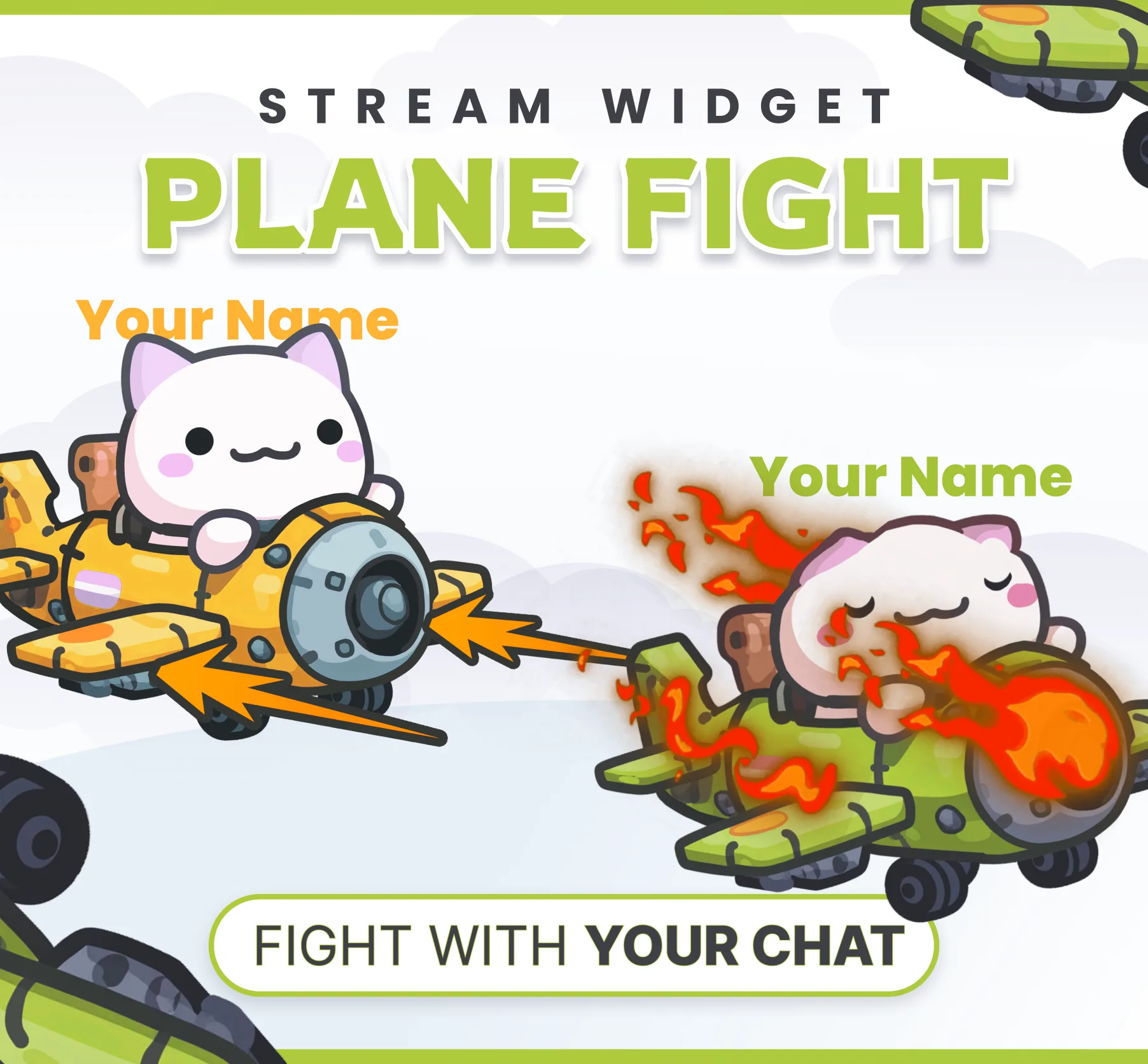 Widget Plane Fight - Product Cover | NeoStreamShop