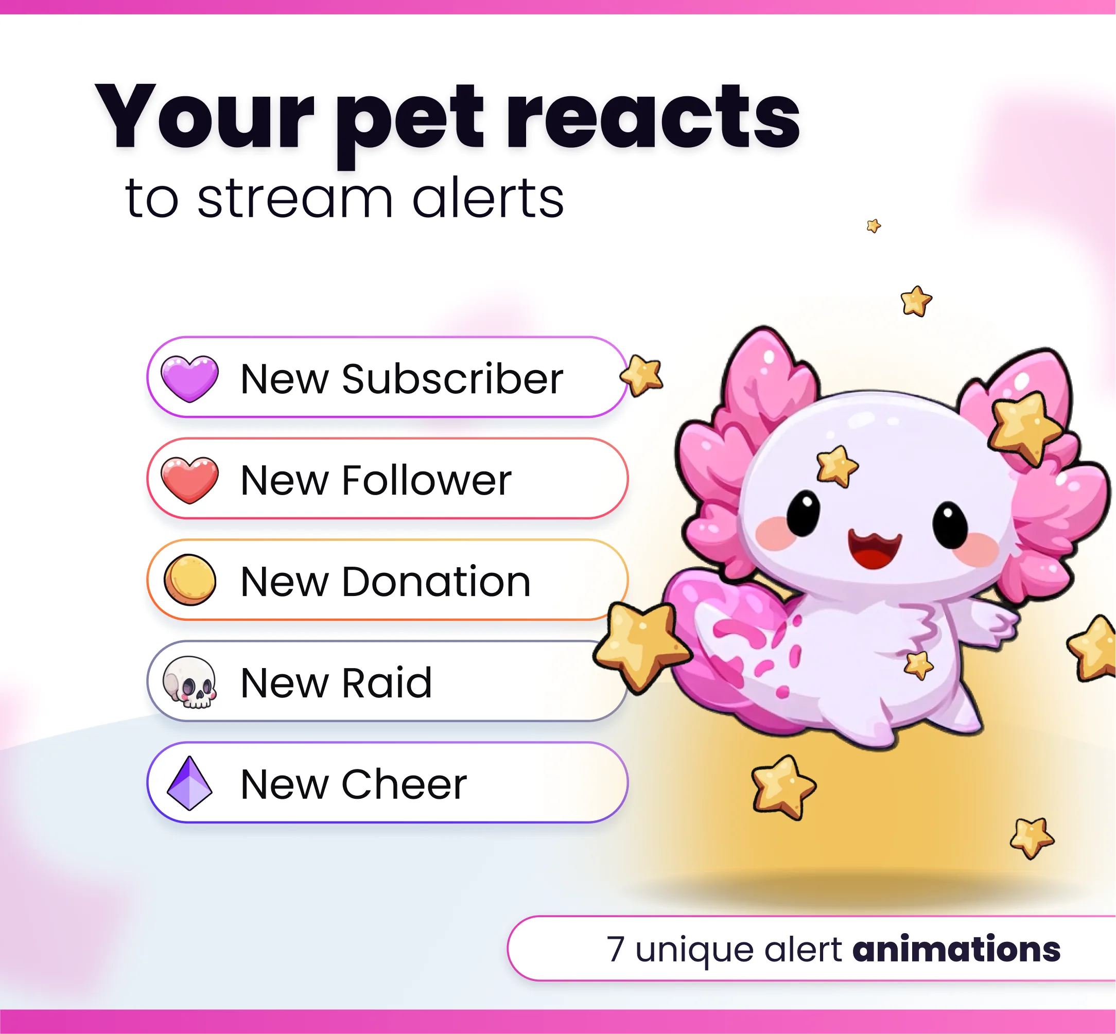 Cute axolotl - Preview Image 2 | NeoStreamShop
