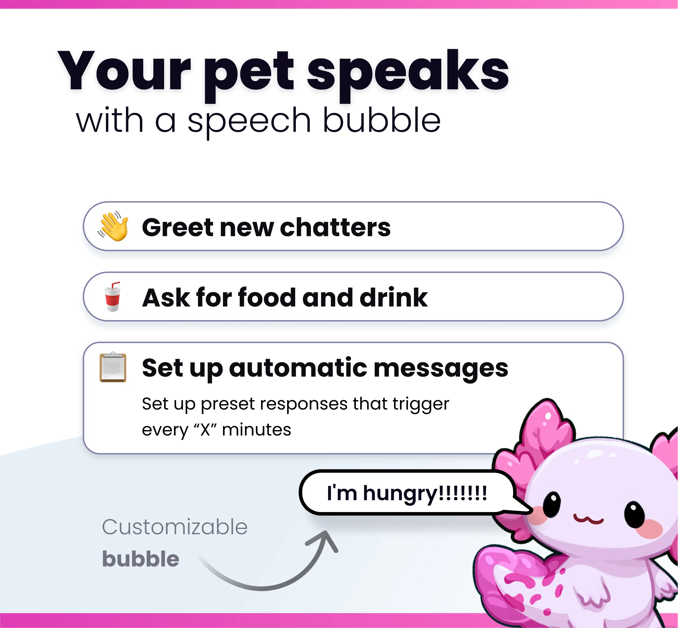 Cute axolotl - Preview Image 3 | NeoStreamShop