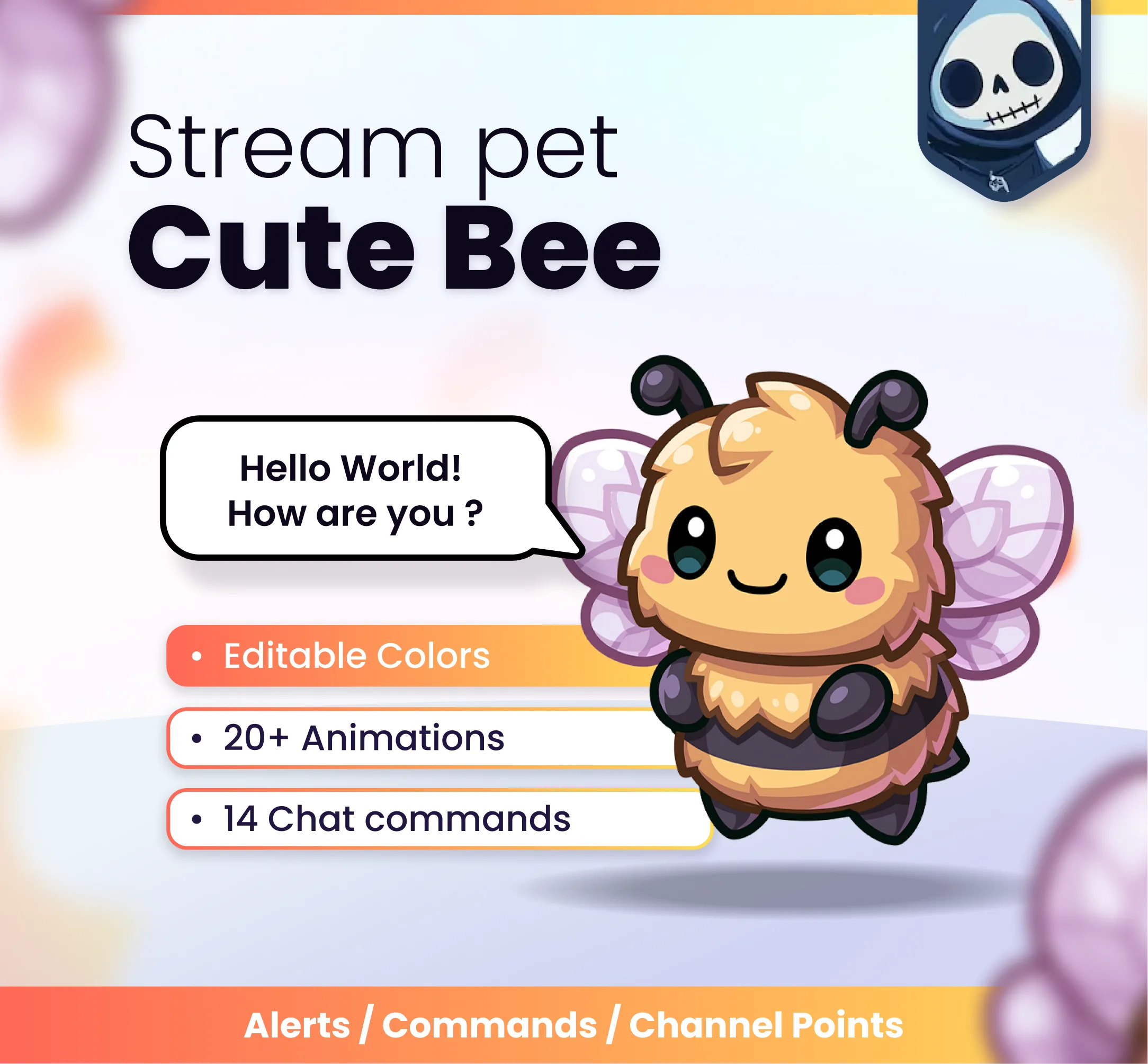 Cute bee - Product Cover | NeoStreamShop