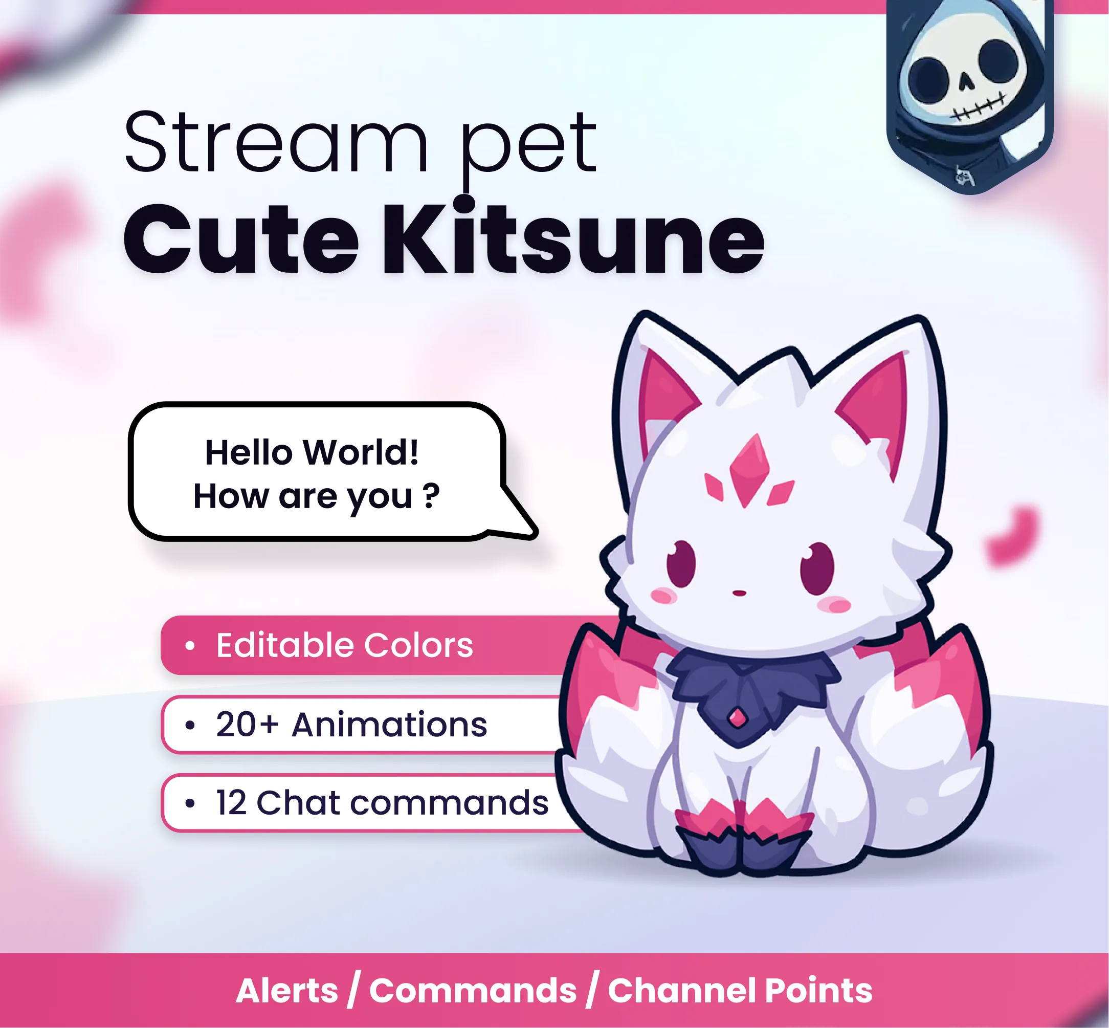 Cute kitsune - Product Cover | NeoStreamShop