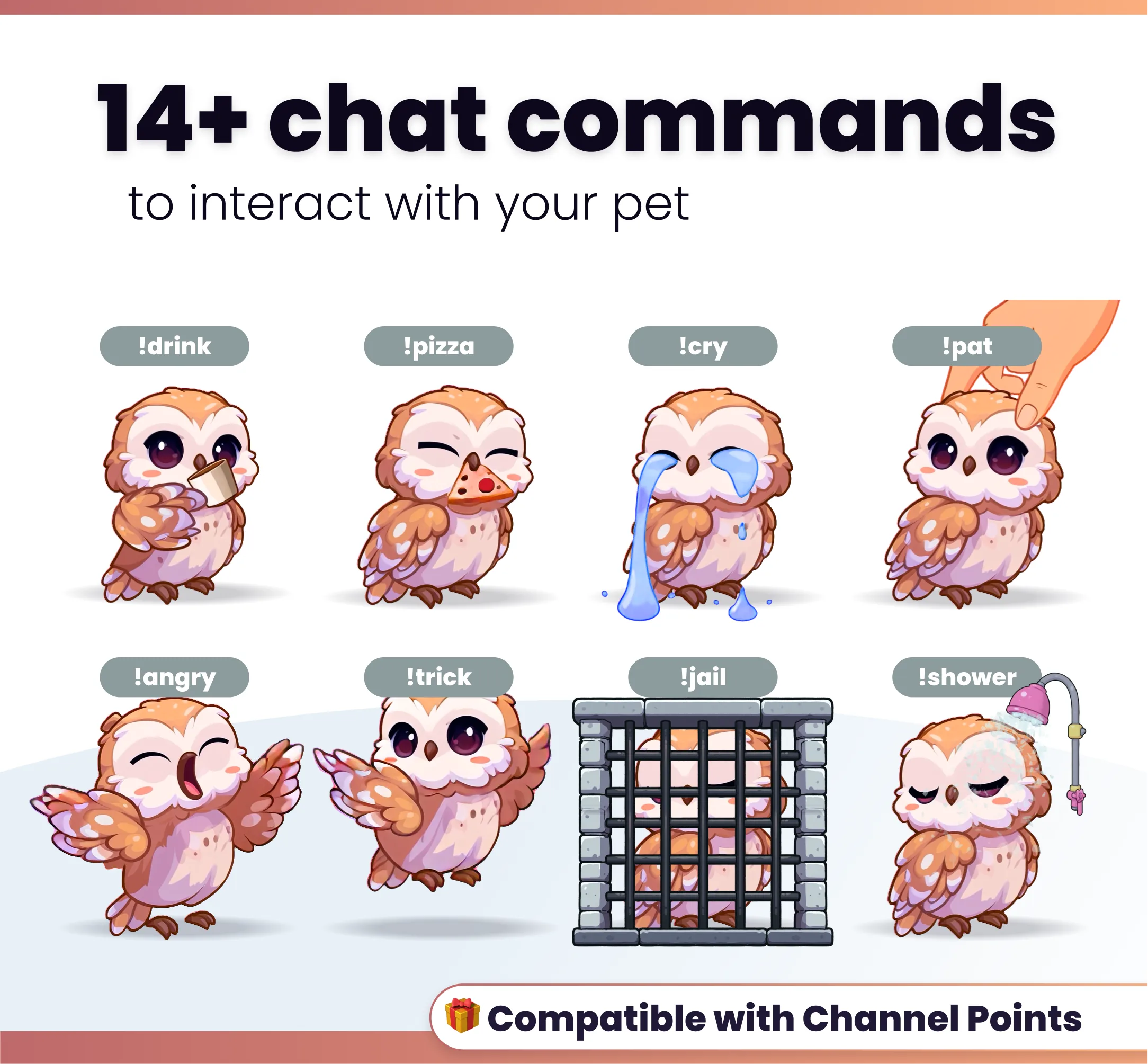 Cute owl - Preview Image 4 | NeoStreamShop