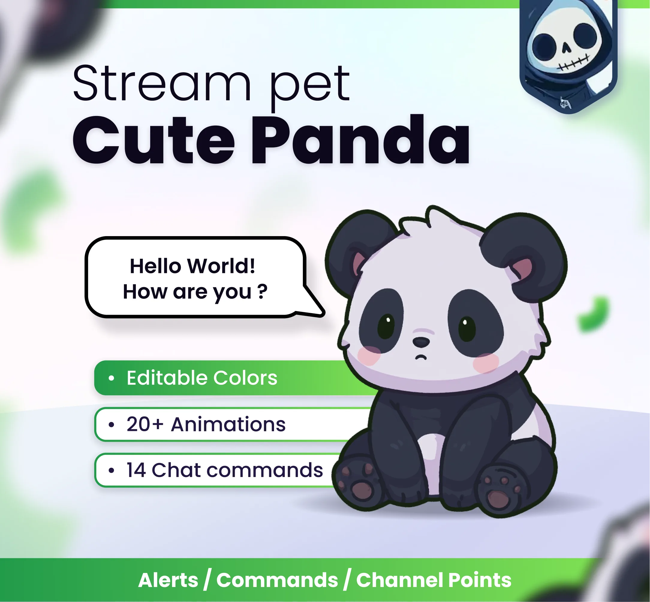 Cute panda - Product Cover | NeoStreamShop