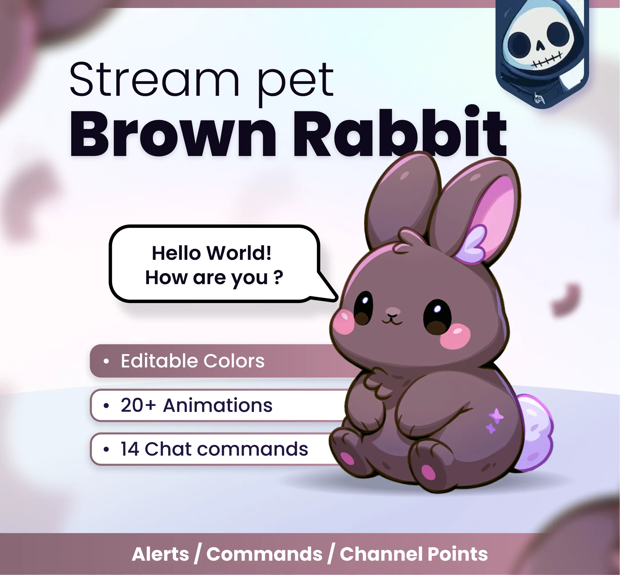 Cute rabbit - Product Cover | NeoStreamShop
