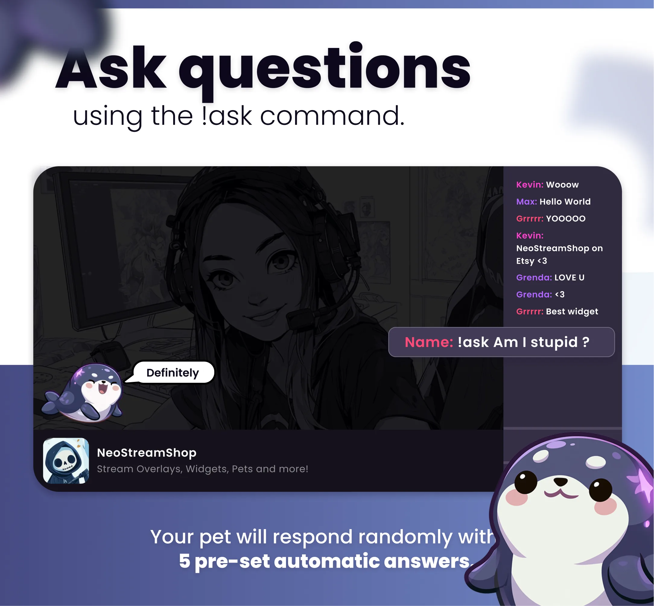 Cute seal - Preview Image 11 | NeoStreamShop