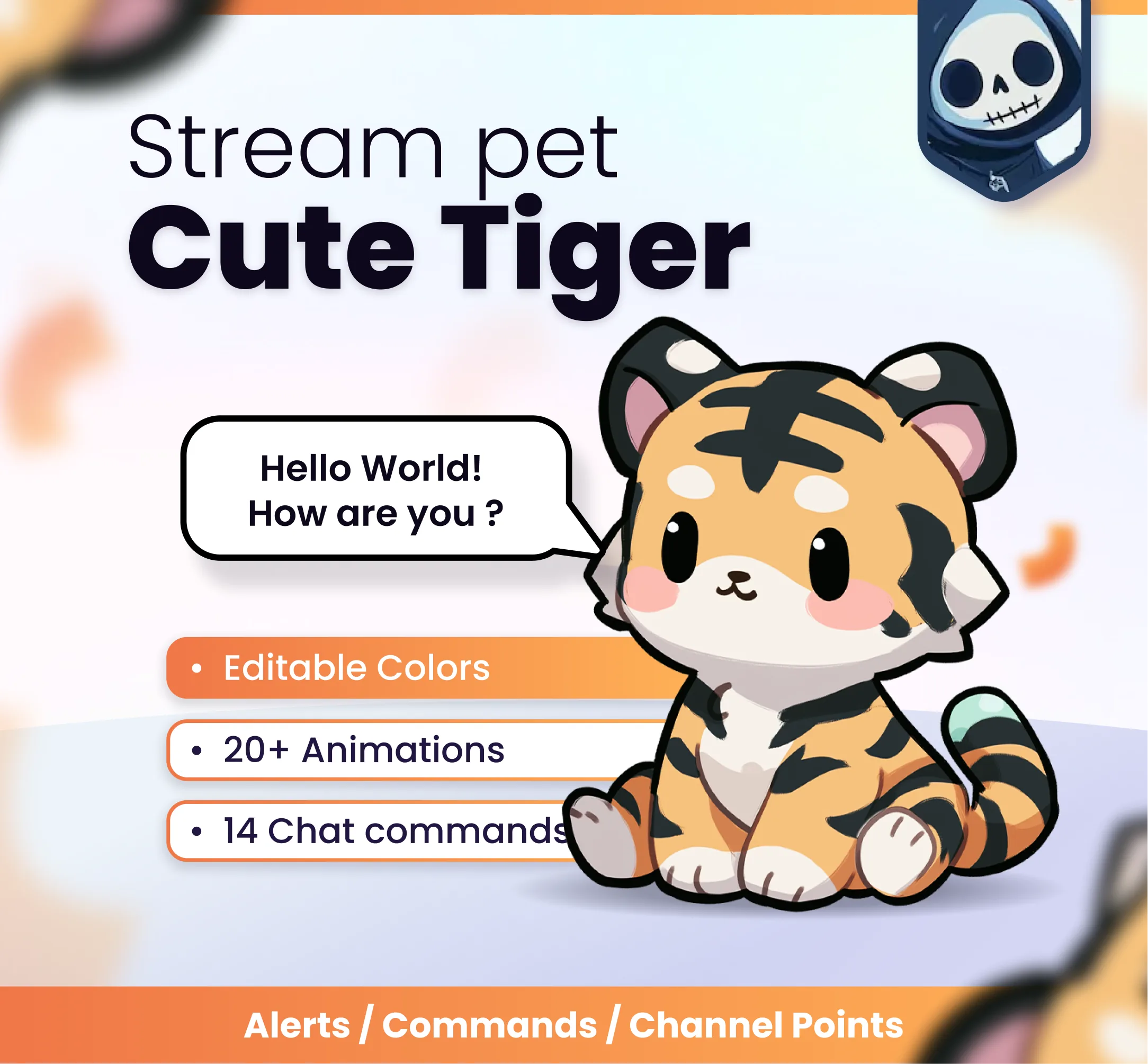 Cute tiger - Product Cover | NeoStreamShop