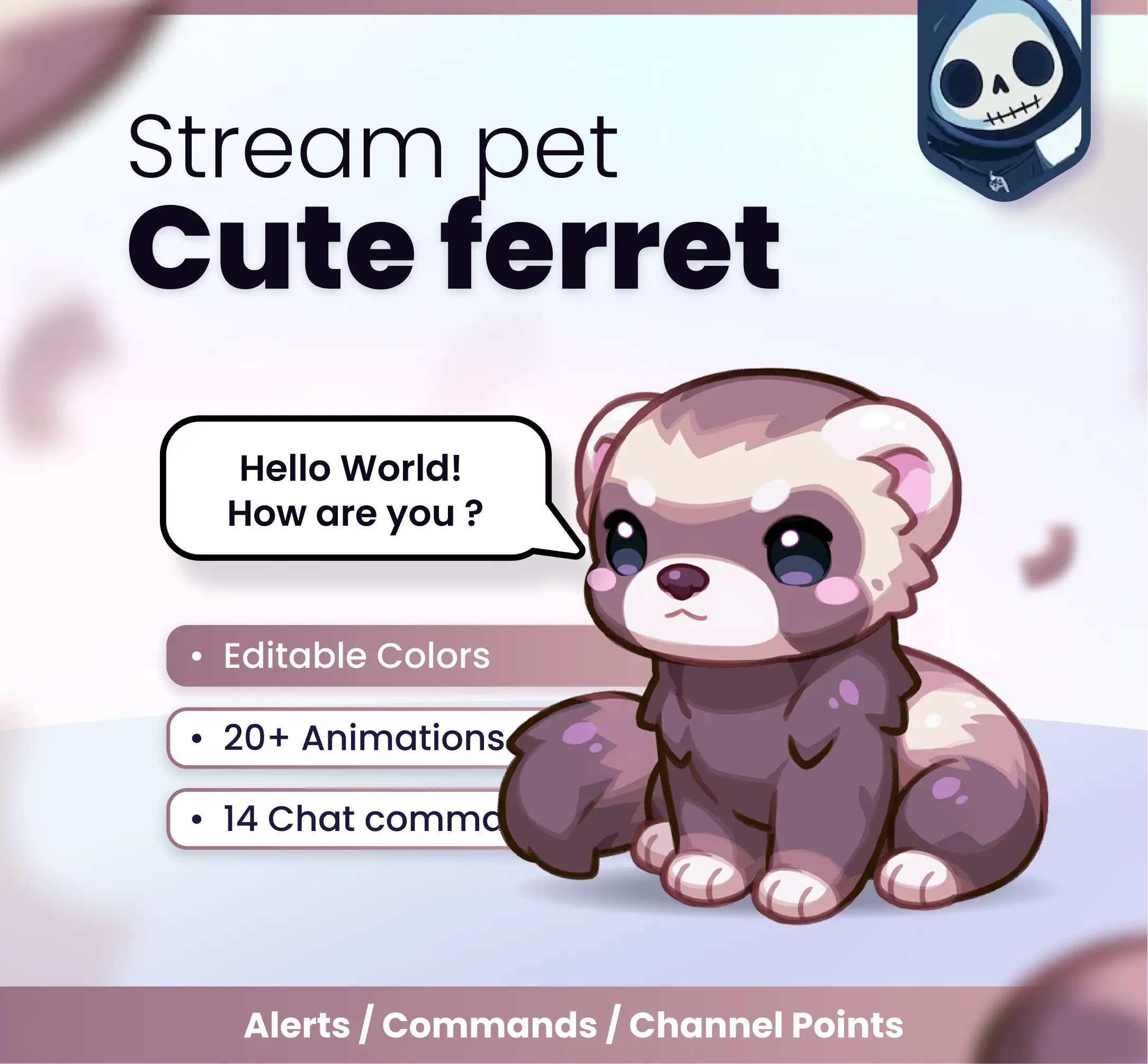 Ferret - Reactive Mascots | NeoStreamShop