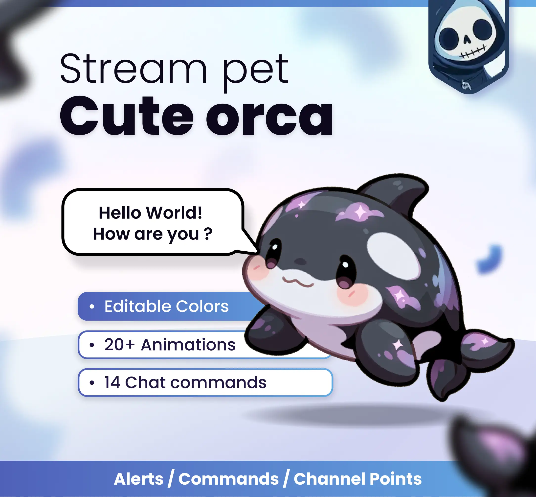 Orca - Reactive Mascots | NeoStreamShop