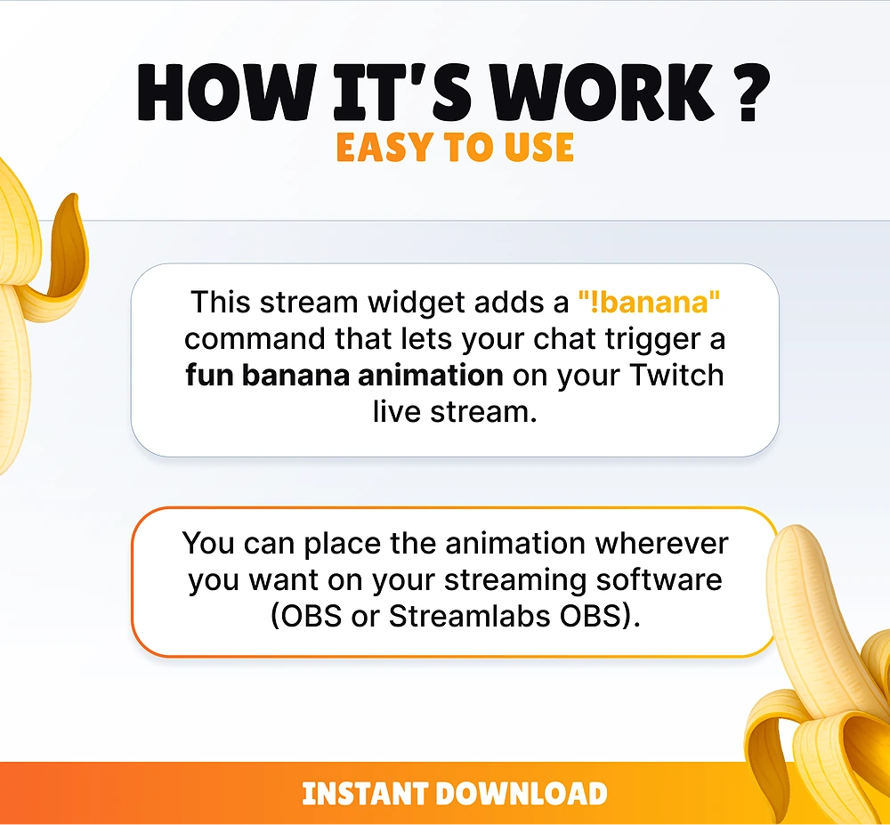 Command Banana Poke - Preview Image 1 | NeoStreamShop