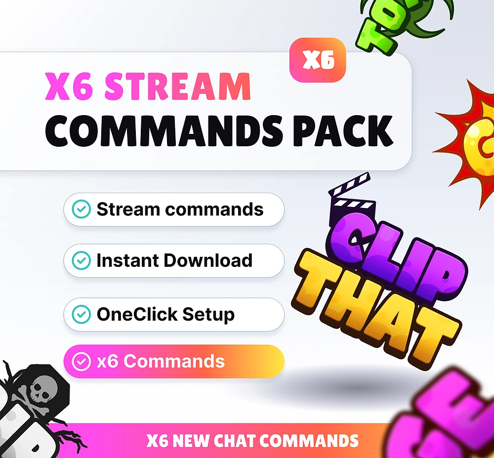 Fun Commands Pack - Product Cover | NeoStreamShop