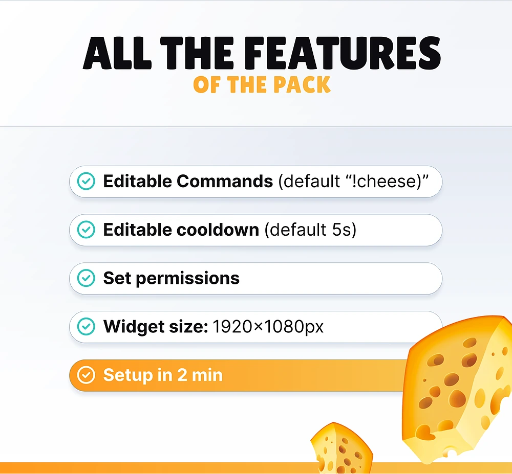 Command Cheese - Preview Image 4 | NeoStreamShop