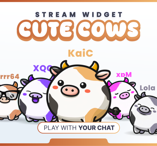 Widget Cows - Community Widgets | NeoStreamShop