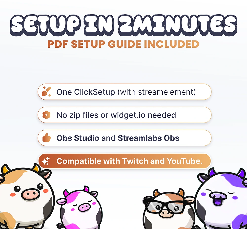 Widget Cows - Preview Image 6 | NeoStreamShop