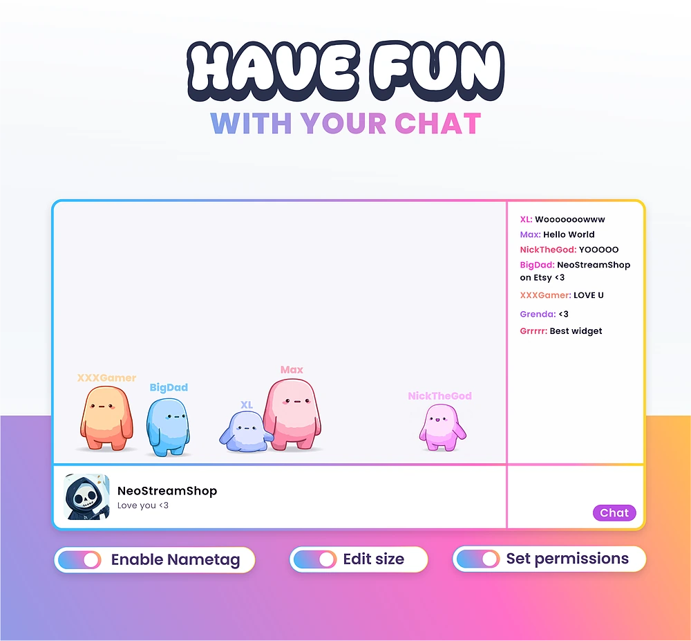 Widget Friends - Preview Image 2 | NeoStreamShop