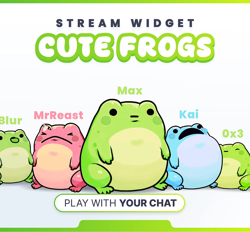 Widget Frogs - Product Cover | NeoStreamShop