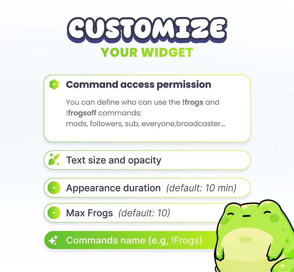 Widget Frogs - Preview Image 3 | NeoStreamShop
