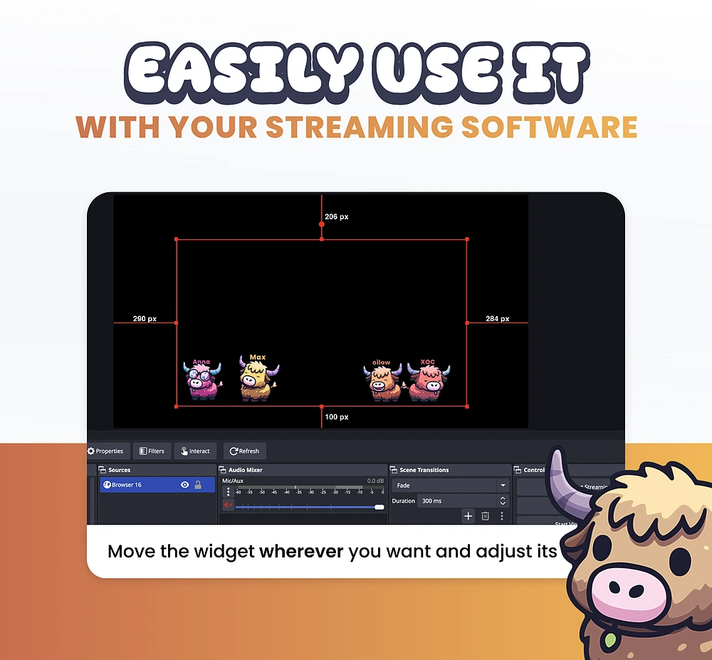 Widget Highland Cows - Preview Image 4 | NeoStreamShop