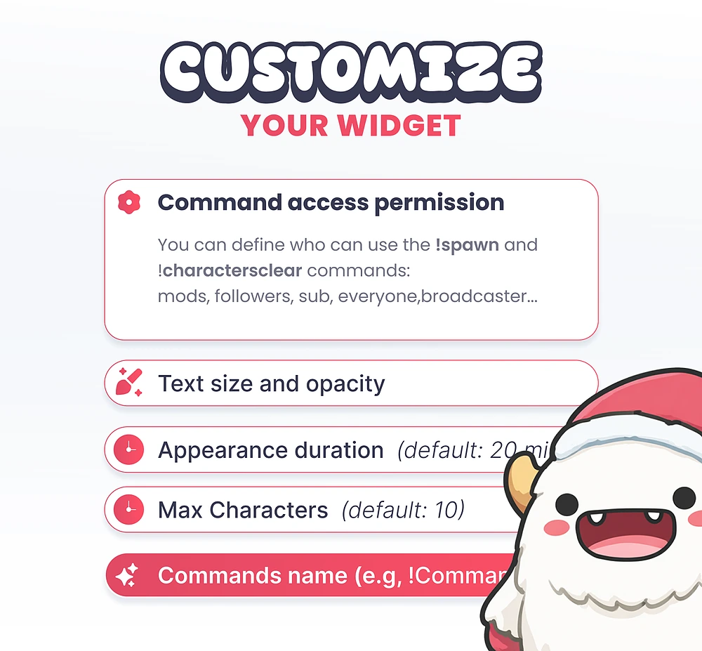 Widget Yeti - Preview Image 4 | NeoStreamShop