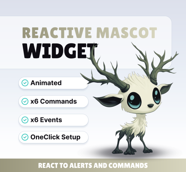 Wendigo pet - Reactive Mascots | NeoStreamShop