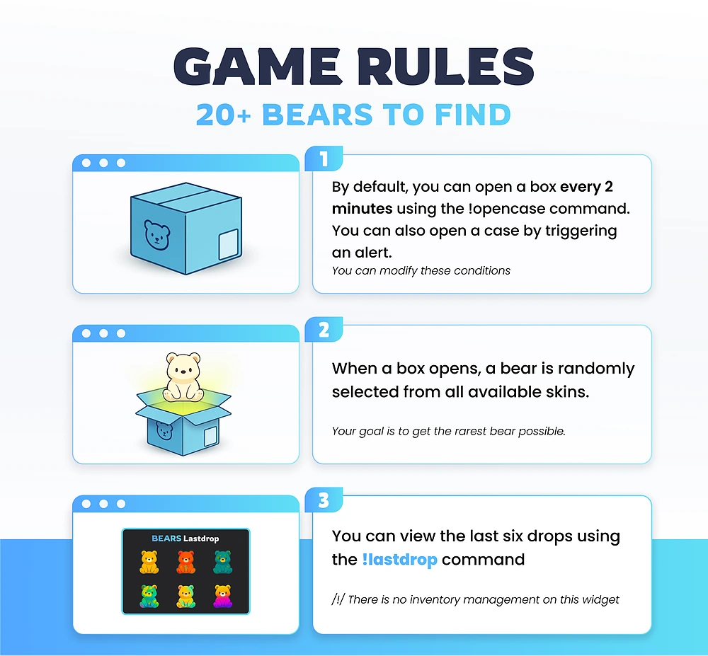 Widget Bears Boxes - Preview Image 1 | NeoStreamShop