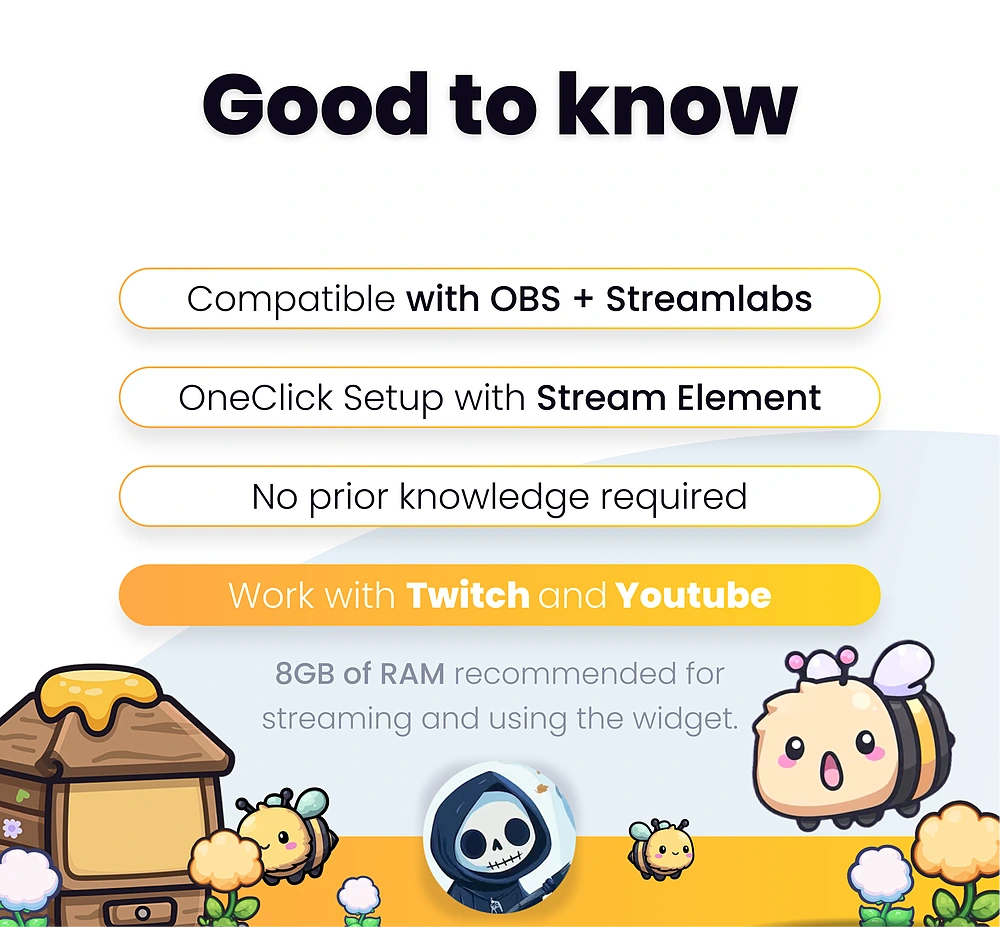 Bees Village Widget - Preview Image 9 | NeoStreamShop