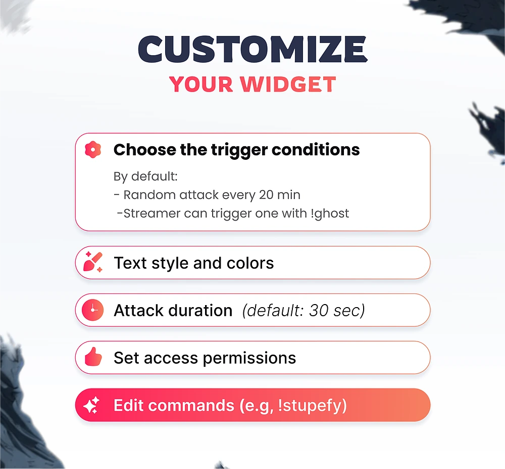 Widget Dark Ghost - Preview Image 5 | NeoStreamShop