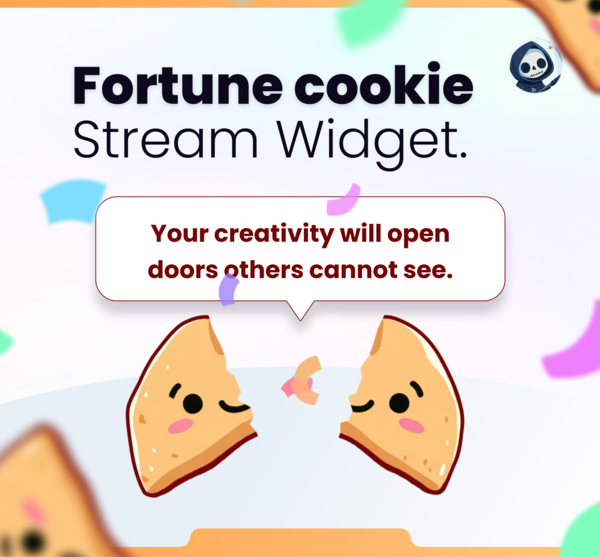 Widget Fortune Cookie - Stream Widgets | NeoStreamShop