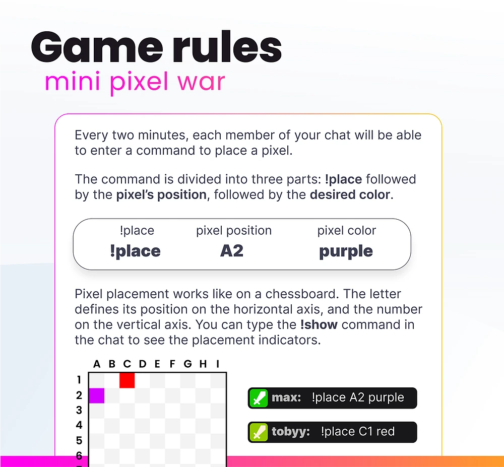 Widget Pixel War - Preview Image 4 | NeoStreamShop