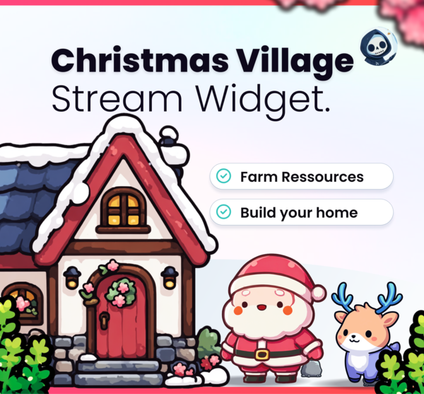 Christmas Village Stream Widget - Stream Widgets | NeoStreamShop