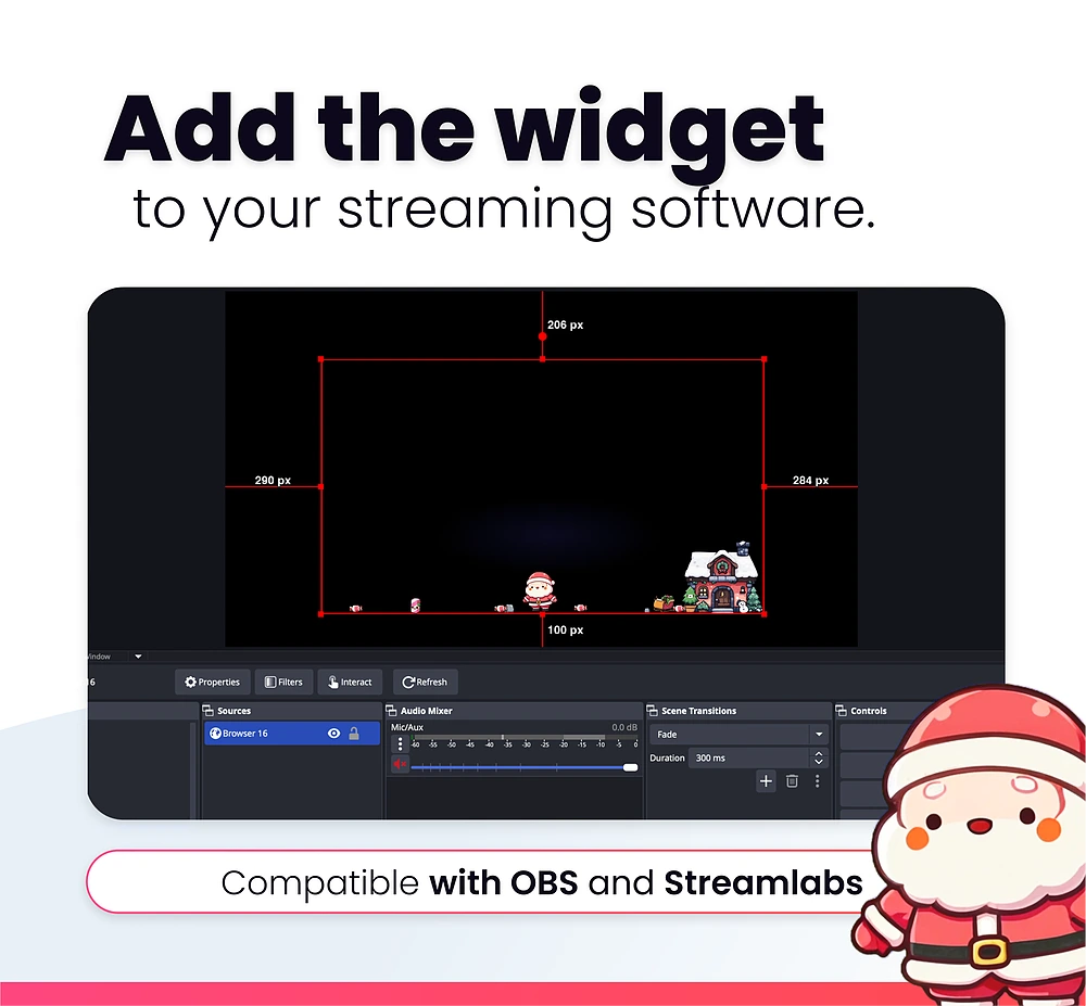 Christmas Village Stream Widget - Preview Image 6 | NeoStreamShop