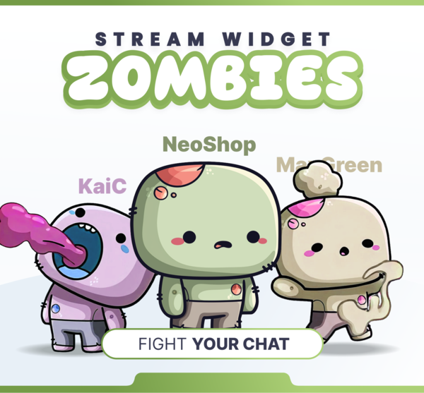 Zombies Widget - Stream Widgets | NeoStreamShop